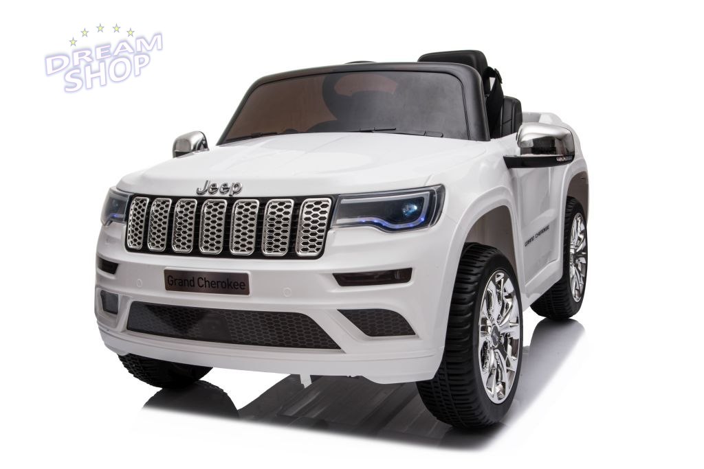 Auto na Akumulator Jeep Grand Cherokee Biały JJ2055 Auto na Akumulator Jeep Grand Cherokee Biały JJ2055