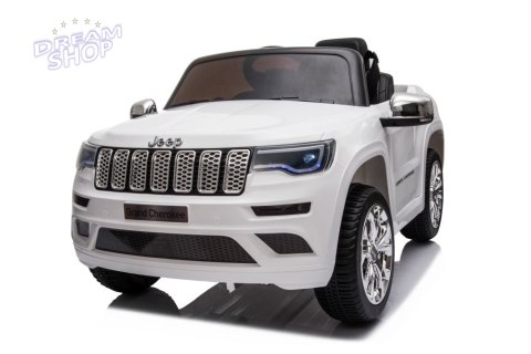Auto na Akumulator Jeep Grand Cherokee Biały JJ2055 Auto na Akumulator Jeep Grand Cherokee Biały JJ2055