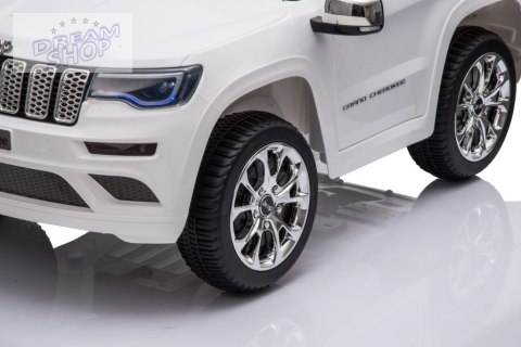 Auto na Akumulator Jeep Grand Cherokee Biały JJ2055 Auto na Akumulator Jeep Grand Cherokee Biały JJ2055