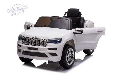 Auto na Akumulator Jeep Grand Cherokee Biały JJ2055 Auto na Akumulator Jeep Grand Cherokee Biały JJ2055