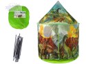 Domek Namiot dla Dzieci Dinozaury Ogród Zielony