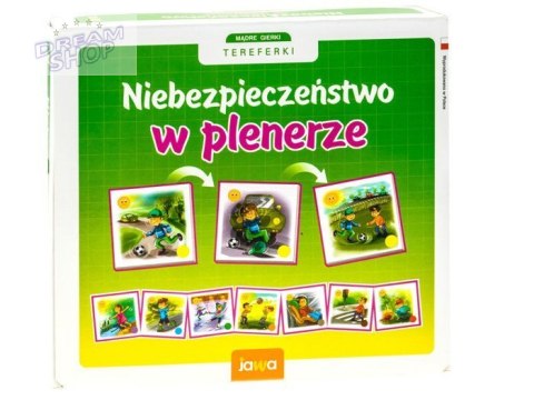Jawa Gra edukacyjna NIEBEZPIECZEŃSTWO W PLENERZE - układanka GR0306 Jawa Gra edukacyjna NIEBEZPIECZEŃSTWO W PLENERZE - układanka GR0306