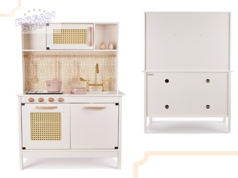 Kuchnia drewniana MDF retro z akcesoriami BOHO Kuchnia drewniana MDF retro z akcesoriami BOHO