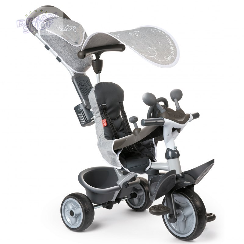 SMOBY Rowerek trójkołowy Baby Driver Komfort plus Szary SMOBY Rowerek trójkołowy Baby Driver Komfort plus Szary