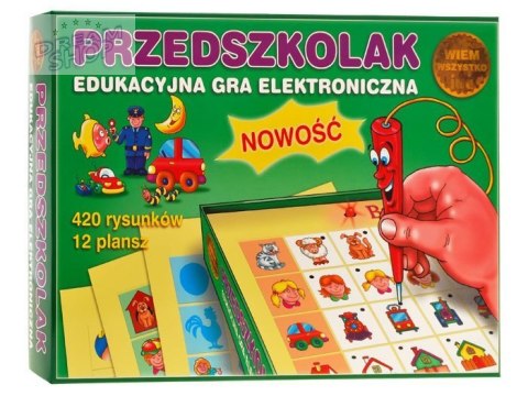 Edukacyjna Gra elektroniczna PRZEDSZKOLAK GR0163