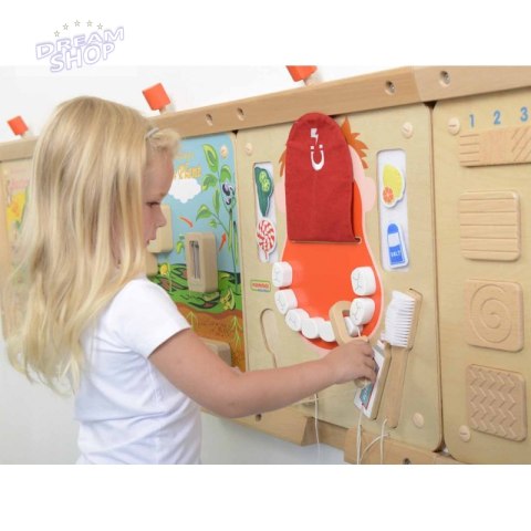 Edukacyjna Tablica Drewniana Masterkidz Higiena Jamy Ustnej Edukacyjna Tablica Drewniana Masterkidz Higiena Jamy Ustnej