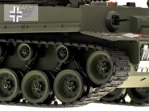 Duży zdalnie sterowany CZOŁG na pilota German Tiger 45cm strzela RC0252ZI Duży zdalnie sterowany CZOŁG na pilota German Tiger 45cm strzela RC0252ZI