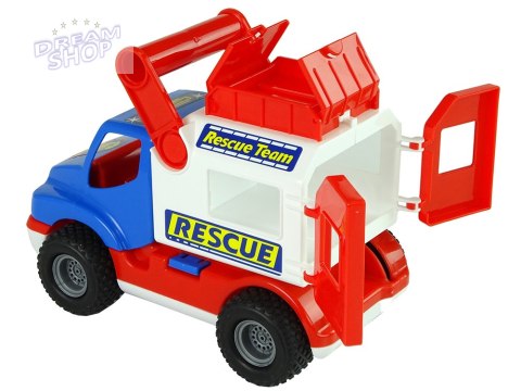 Samochód Ratowniczy Auto ConsTruck Niebiesko Biały Polesie 41937