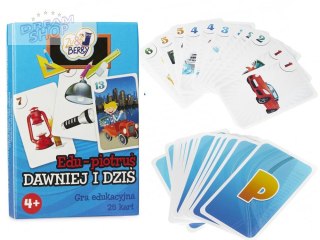 Muduko Karty Piotruś DAWNIEJ I DZIŚ 25 kart - gra edukacyjna GR0525