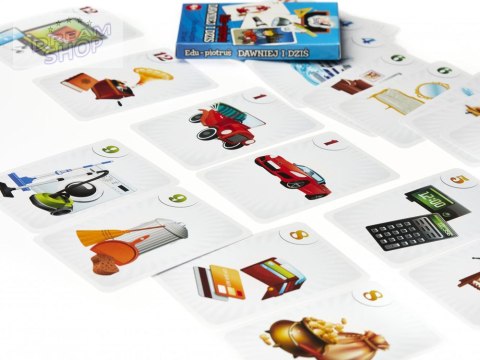Muduko Karty Piotruś DAWNIEJ I DZIŚ 25 kart - gra edukacyjna GR0525