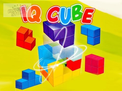 Magiczna kolorowa KOSTKA typu Tetris GR0153