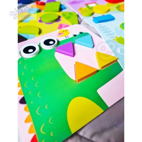 TOOKY TOY Puzzle 4 w 1 Układnaka Klocki TOOKY TOY Puzzle 4 w 1 Układnaka Klocki