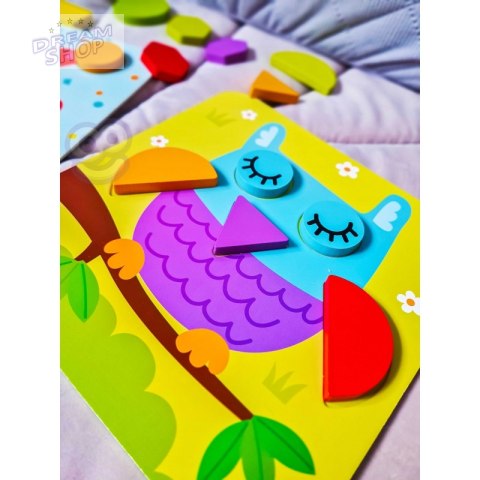 TOOKY TOY Puzzle 4 w 1 Układnaka Klocki TOOKY TOY Puzzle 4 w 1 Układnaka Klocki