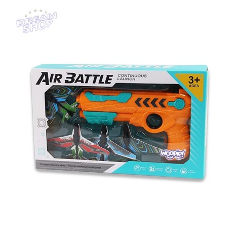 WOOPIE Pistolet Wyrzutnia Samolotów Automtyczna + 4 Samoloty WOOPIE Pistolet Wyrzutnia Samolotów Automtyczna + 4 Samoloty