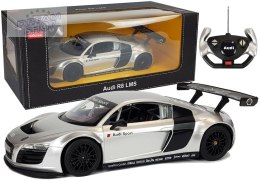 Auto R/C Audi R8 LMS Rastar 1:14 Srebrne na Pilota