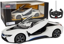 Auto R/C BMW i8 Rastar 1:14 Biały Drzwi Automatyczne