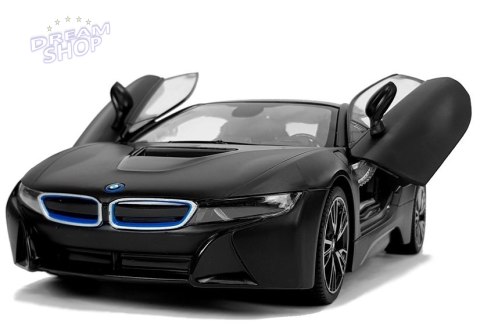 Auto R/C BMW i8 Rastar 1:14 Czarny Drzwi Automatyczne