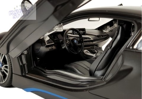 Auto R/C BMW i8 Rastar 1:14 Czarny Drzwi Automatyczne