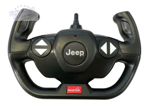 Auto R/C Jeep Wrangler Rubicon 1:14 Rastar Czarny Auto R/C Jeep Wrangler Rubicon 1:14 Rastar Czarny