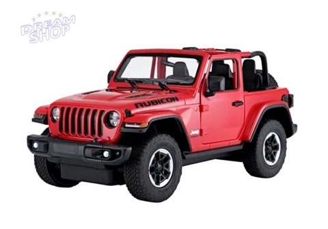 Auto R/C Jeep Wrangler Rubicon 1:14 Rastar Czerwony Auto R/C Jeep Wrangler Rubicon 1:14 Rastar Czerwony