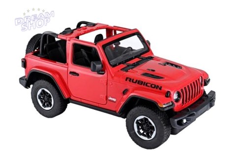 Auto R/C Jeep Wrangler Rubicon 1:14 Rastar Czerwony Auto R/C Jeep Wrangler Rubicon 1:14 Rastar Czerwony