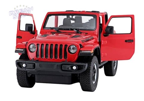Auto R/C Jeep Wrangler Rubicon 1:14 Rastar Czerwony Auto R/C Jeep Wrangler Rubicon 1:14 Rastar Czerwony