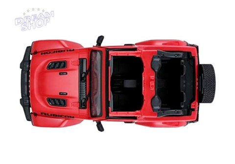 Auto R/C Jeep Wrangler Rubicon 1:14 Rastar Czerwony Auto R/C Jeep Wrangler Rubicon 1:14 Rastar Czerwony