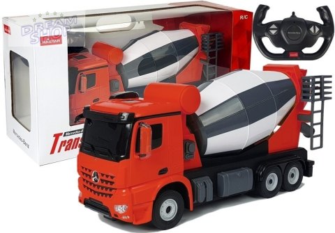 Auto R/C Mercedes-Benz Arocs Rastar 1:14 Czerwone na Pilota