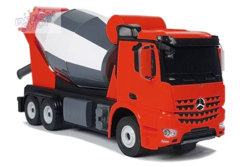 Auto R/C Mercedes-Benz Arocs Rastar 1:14 Czerwone na Pilota Auto R/C Mercedes-Benz Arocs Rastar 1:14 Czerwone na Pilota
