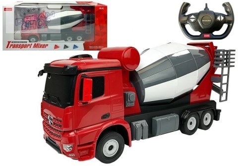 Auto R/C Mercedes-Benz Arocs Rastar 1:14 Czerwone na Pilota Auto R/C Mercedes-Benz Arocs Rastar 1:14 Czerwone na Pilota