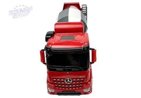 Auto R/C Mercedes-Benz Arocs Rastar 1:14 Czerwone na Pilota Auto R/C Mercedes-Benz Arocs Rastar 1:14 Czerwone na Pilota