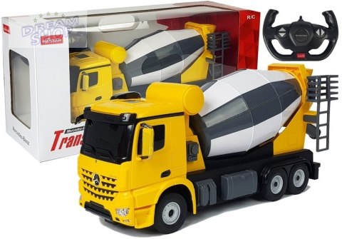 Auto R/C Mercedes-Benz Arocs Rastar 1:14 Żółte na Pilota Auto R/C Mercedes-Benz Arocs Rastar 1:14 Żółte na Pilota