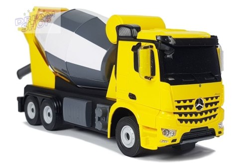 Auto R/C Mercedes-Benz Arocs Rastar 1:14 Żółte na Pilota Auto R/C Mercedes-Benz Arocs Rastar 1:14 Żółte na Pilota