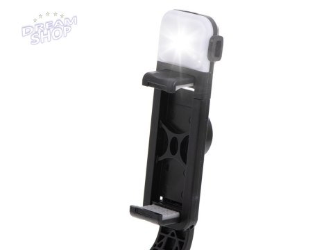 Kijek uchwyt do selfie ze statywem tripod czarny Kijek uchwyt do selfie ze statywem tripod czarny