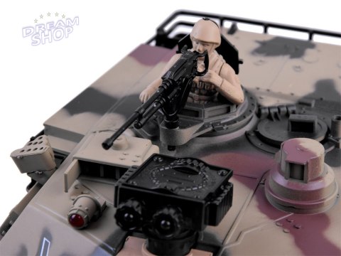 Duży zdalnie sterowany CZOŁG US M1A2 na pilota strzela 1:18 RC0252MO Duży zdalnie sterowany CZOŁG US M1A2 na pilota strzela 1:18 RC0252MO