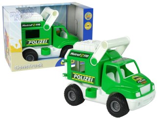 Samochód Policja Auto ConsTruck Zielony Polesie 41906