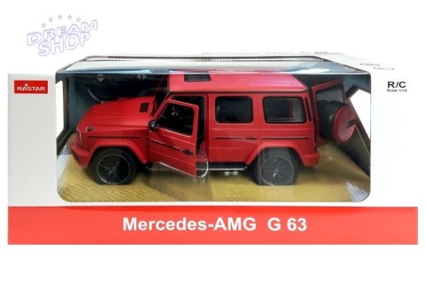 Zdalnie Sterowany Mercedes G63 Rastar R/C Czerwony Zdalnie Sterowany Mercedes G63 Rastar R/C Czerwony