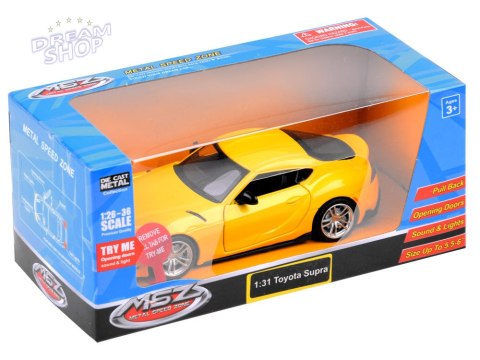Auto Toyota GR Supra 1:31 metalowe autko licencja ZA3758 Auto Toyota GR Supra 1:31 metalowe autko licencja ZA3758