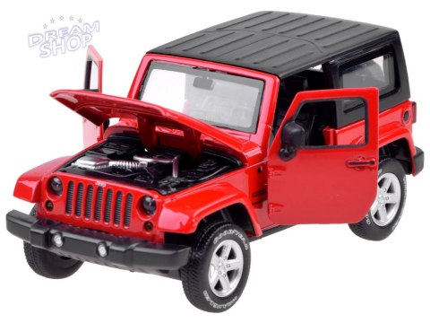 Auto terenowe Jeep Wrangler metalowy 1:32 ZA3751 Auto terenowe Jeep Wrangler metalowy 1:32 ZA3751