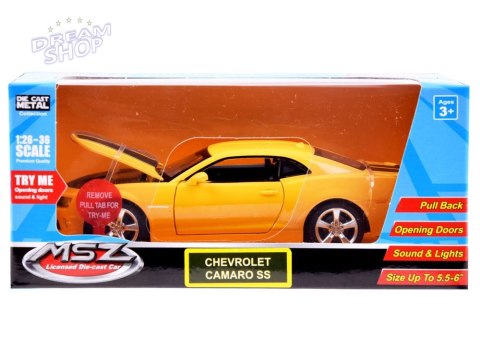 Auto metalowe model Chevrolet Camaro SS 1:32 światło dźwięk ZA3146 Auto metalowe model Chevrolet Camaro SS 1:32 światło dźwięk ZA3146
