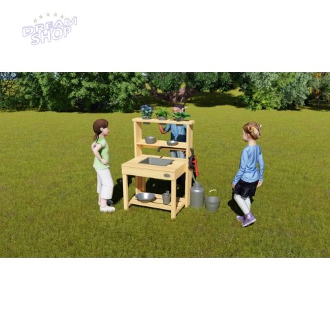 CLASSIC WORLD EDU Duży Drewniany Zlew Kuchnia Prawdziwa Woda CLASSIC WORLD EDU Duży Drewniany Zlew Kuchnia Prawdziwa Woda