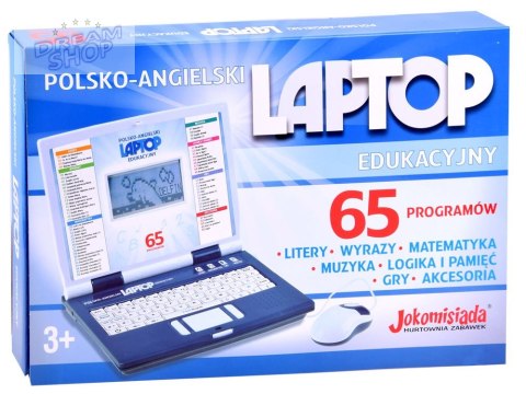 Laptop edukacyjny polsko angielski 65funkcji ZA3321 Laptop edukacyjny polsko angielski 65funkcji ZA3321