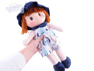 Szmaciana Lalka Maja Materiałowa szmacianka laleczka w kapeluszu ZA3866