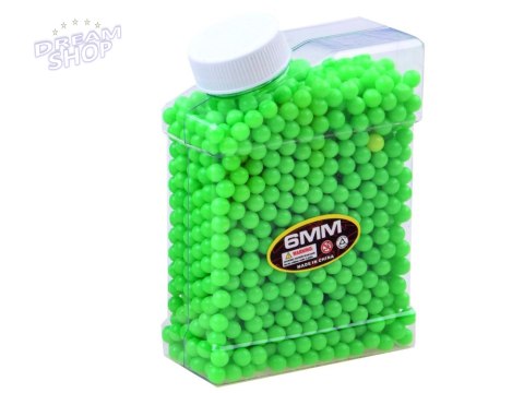 Plastikowe naboje KULKI do pistoletu 6 mm ZA2474 Plastikowe naboje KULKI do pistoletu 6 mm ZA2474
