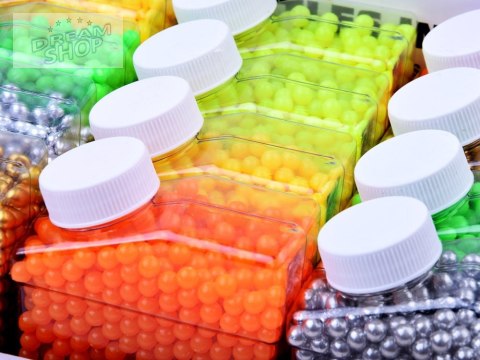 Plastikowe naboje KULKI do pistoletu 6 mm ZA2474 Plastikowe naboje KULKI do pistoletu 6 mm ZA2474