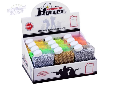 Plastikowe naboje KULKI do pistoletu 6 mm ZA2474 Plastikowe naboje KULKI do pistoletu 6 mm ZA2474