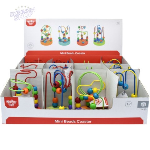 TOOKY TOY Drewniana Edukacyjna Pętla Motoryczna Labirynt Przeplatanka TOOKY TOY Drewniana Edukacyjna Pętla Motoryczna Labirynt Przeplatanka