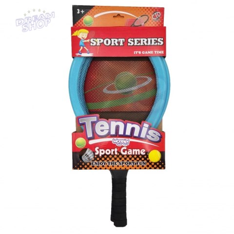 WOOPIE Duże Rakietki do Tenisa Badminton dla Dzieci Zestaw + Piłka Lotka WOOPIE Duże Rakietki do Tenisa Badminton dla Dzieci Zestaw + Piłka Lotka