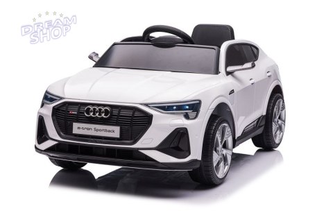 Auto Na Akumulator Audi E- Tron Białe QLS-6688 Auto Na Akumulator Audi E- Tron Białe QLS-6688