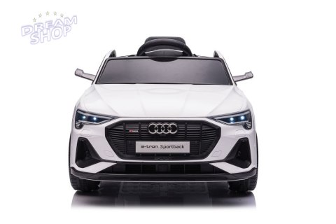 Auto Na Akumulator Audi E- Tron Białe QLS-6688 Auto Na Akumulator Audi E- Tron Białe QLS-6688